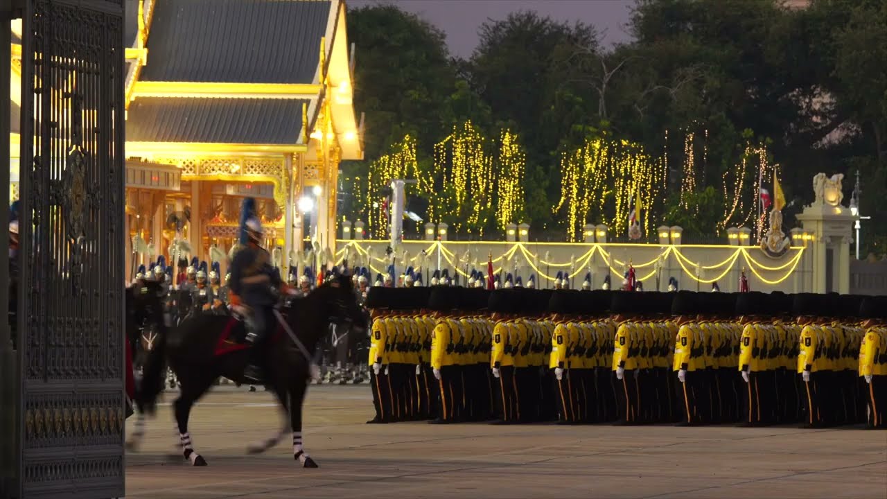 สวนสนามวันจริง กองพันทหารม้ารักษาพระองค์