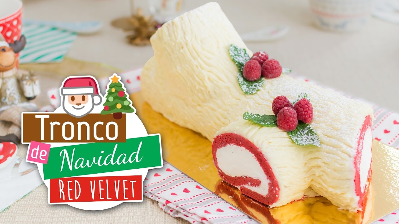 Tronco de Navidad Red Velvet | Roll Cake | Quiero Cupcakes!
