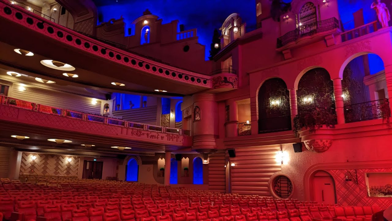 Inside Le Grand Rex, Paris, The largest single movie auditorium in Europe