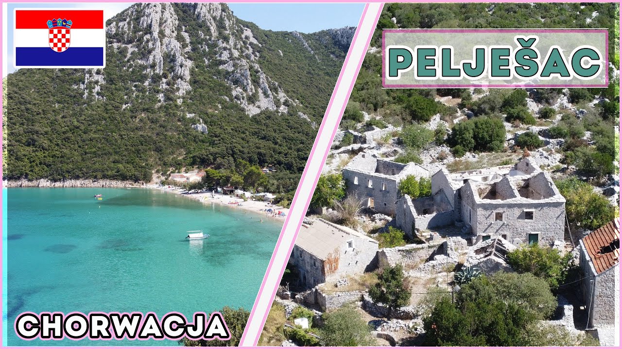 Opuszczone wioski, pandemia i najpiękniejsze plaże półwyspu Pelješac. Chorwacja. Amazing Croatia!