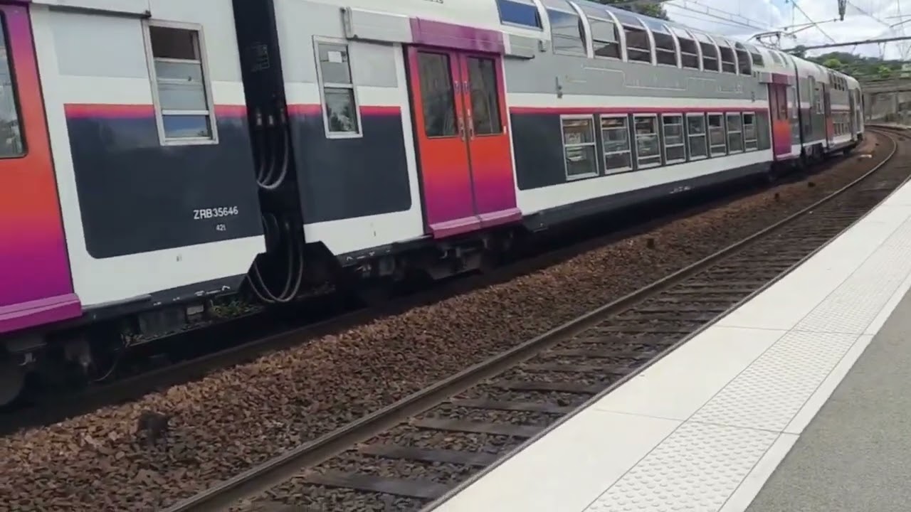 Spot en gare de Versailles Chantiers RER C/Transilien N/U et TER(Regio2N Z5600/Z8800 et VB2N)