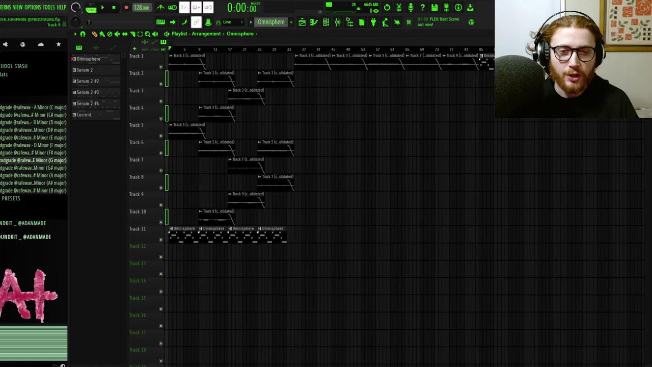 late night working on music, come chill