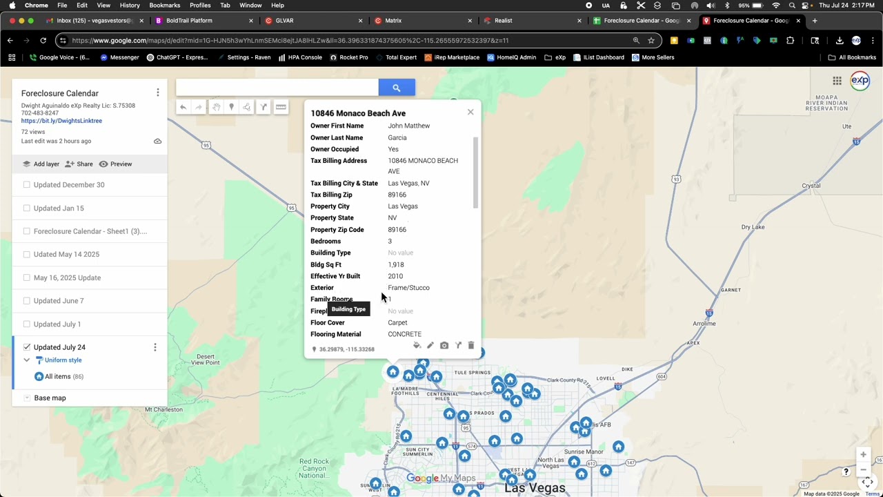 Foreclosure Auction 10846 Monaco Beach Ave Las Vegas, NV