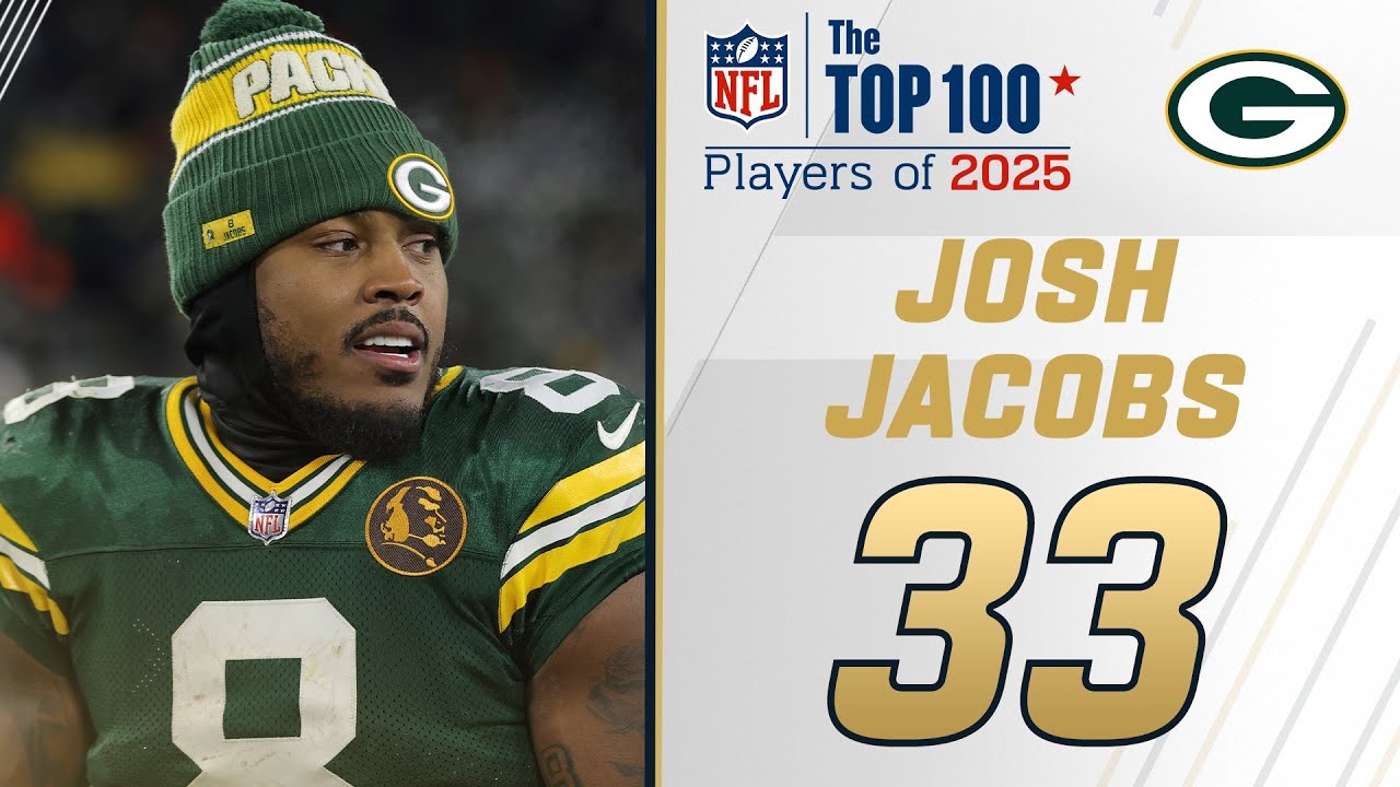 #33 Josh Jacobs (RB, Packers) NFL Top 100 Players of 2025