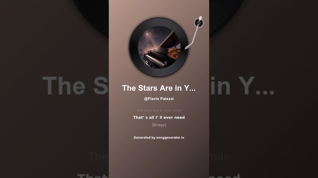 The Stars Are in Your Smile