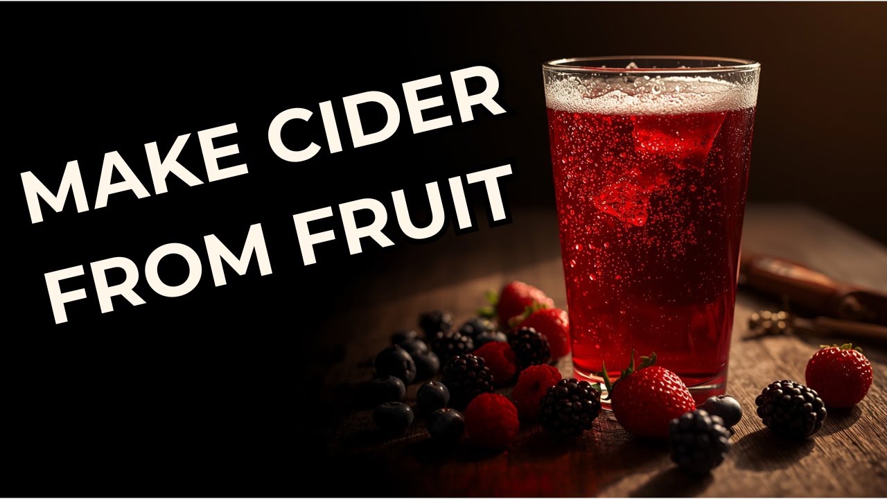 How to Make Cider From Fruit (Easy Homebrew Recipe &ndash; 7% ABV)