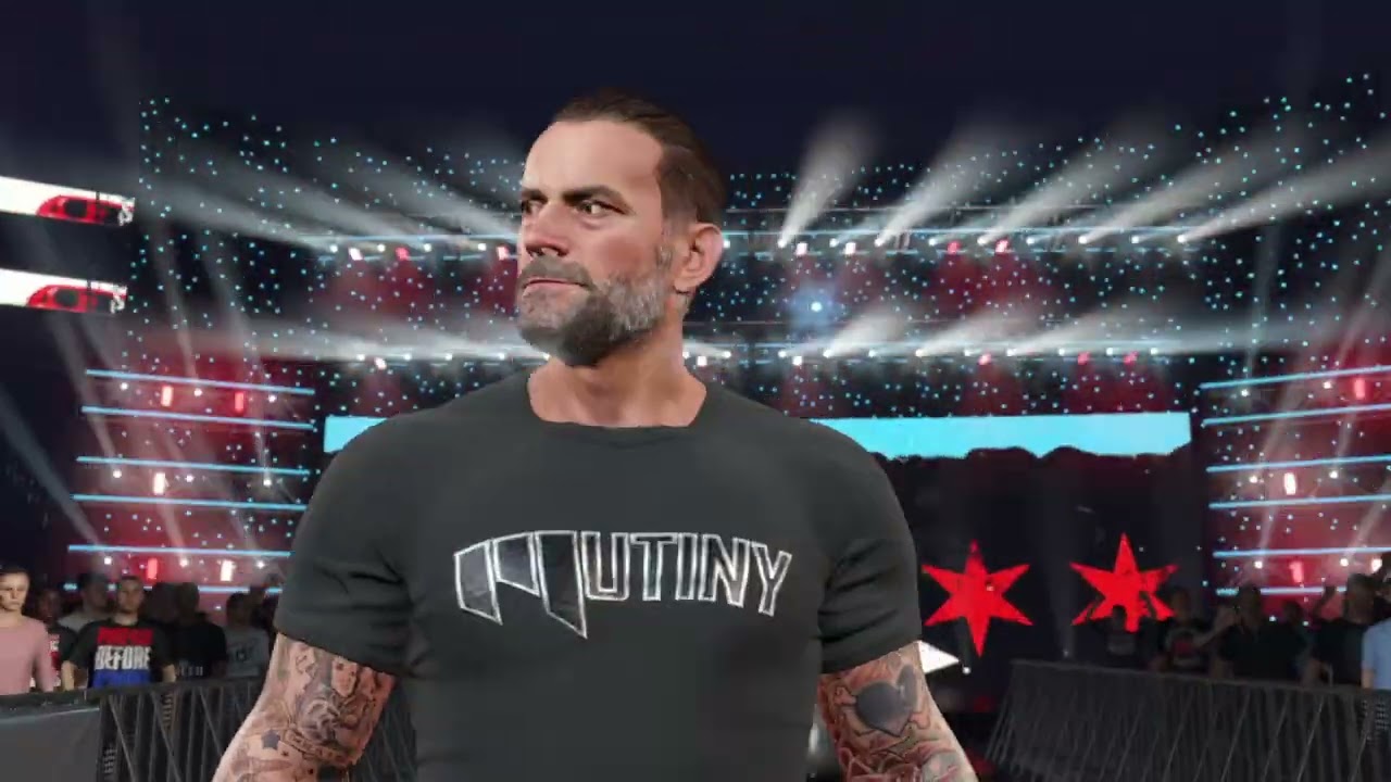 WWE2K25: CM Punk Mutiny Full Entrance!