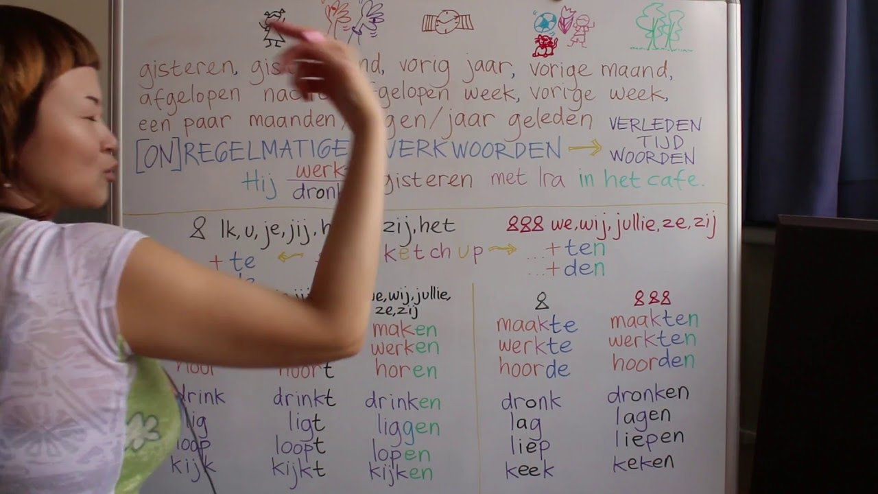 BELAJAR BAHASA BELANDA #44 MASA LALU LAMPAU - ONREGELMATIGE WERKWOORDEN - VERLEDEN TIJD WOORDEN