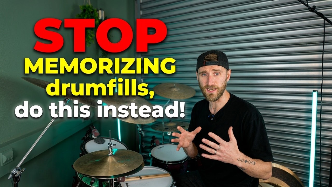 Pro Drummers don't memorize fills, they do this instead!