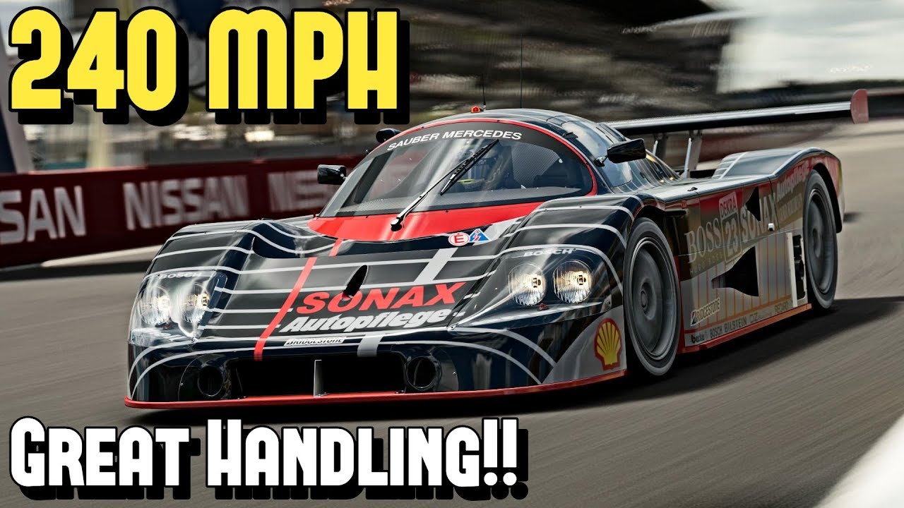 GT SPORT - 240 MPH Mercedes Sauber C9 Circuit Setup!!
