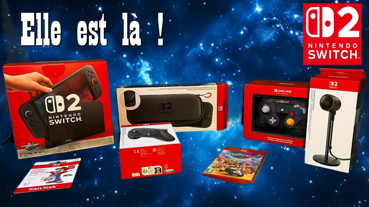 Nintendo SWITCH 2 : Unboxing et découverte Menu + eShop