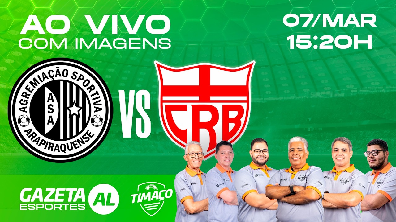 AO VIVO: ASA x CRB | COM IMAGENS | ALAGOANO 2026 | FINAL