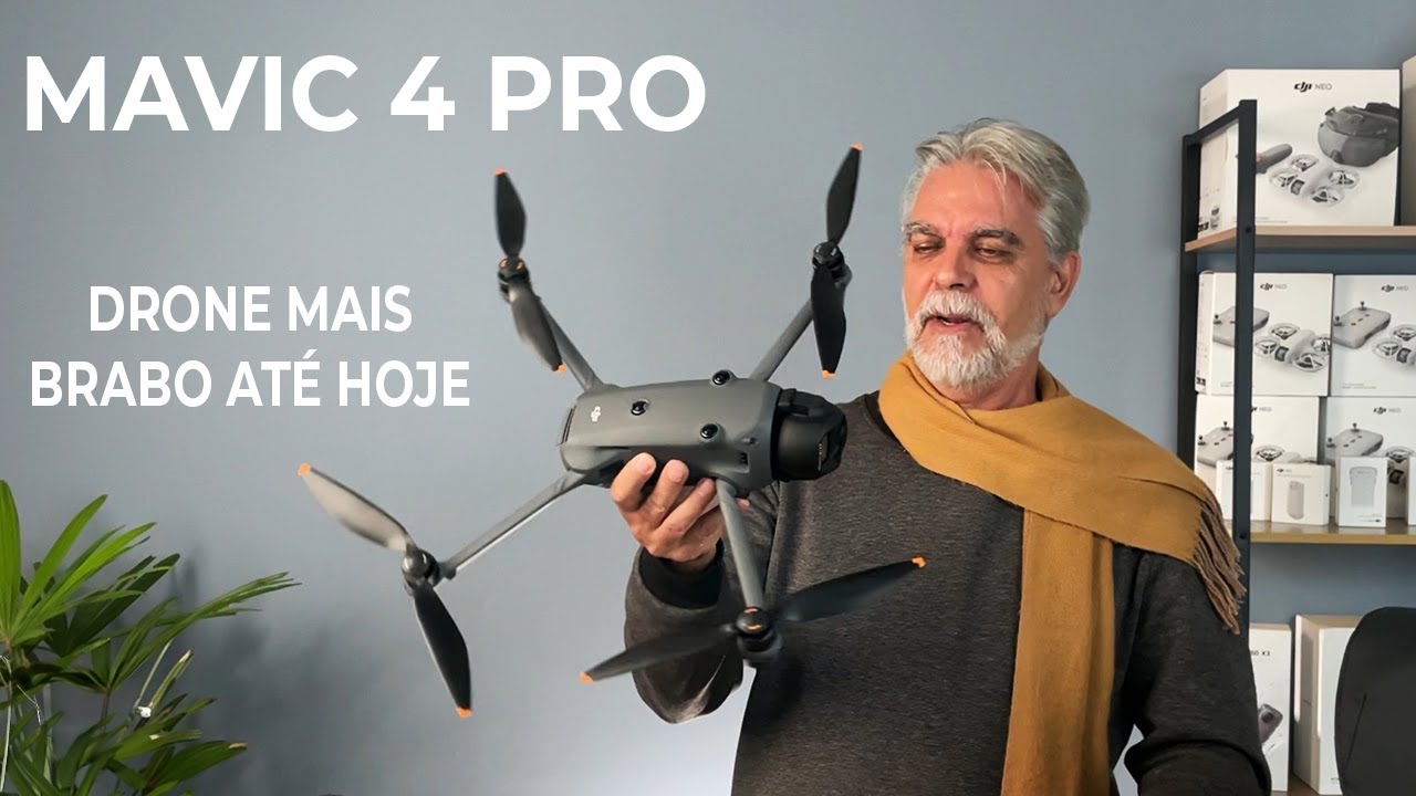 DRONE mais TECNOLOGICO do MUNDO, MAVIC 4 PRO