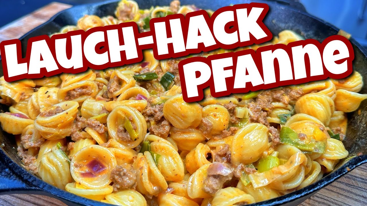 Hackfleisch Lauch Pfanne - schnelles und einfaches One-Pan-Gericht - Westmünsterland BBQ