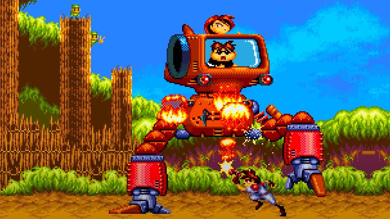 Gunstar Heroes Longplay (Sega Genesis) [QHD]