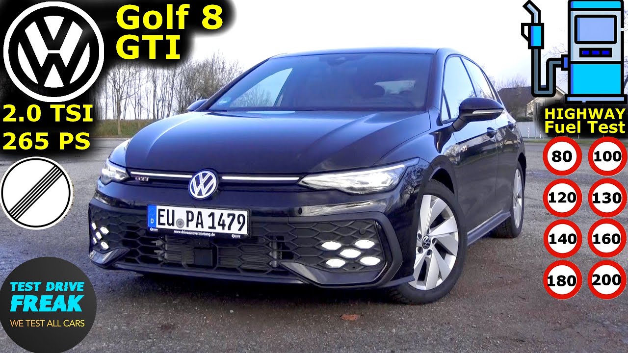 2024 VW Golf 8 GTI Facelift 265 PS 🚗 Test Drive, Fuel Consumption & Performance