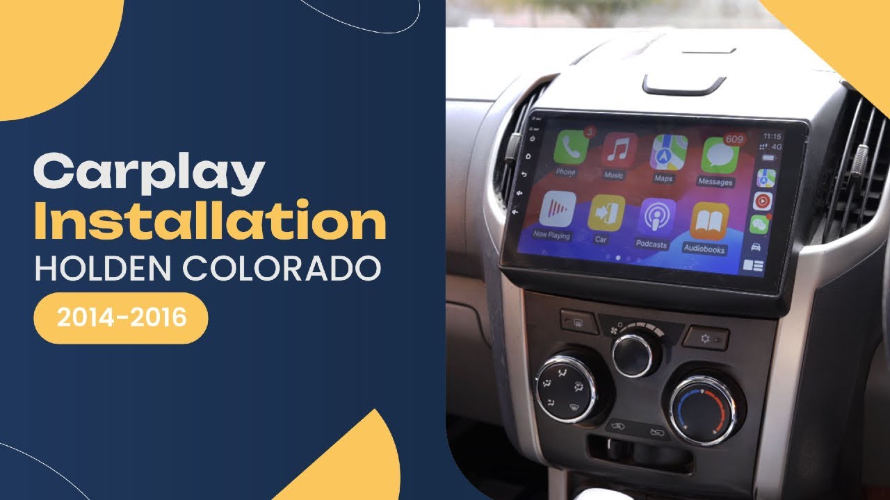 Holden Colorado 2015 Android Auto | Apple Carplay ⭐ Gtzone Head Unit Installation 2 Mins Tutorial.