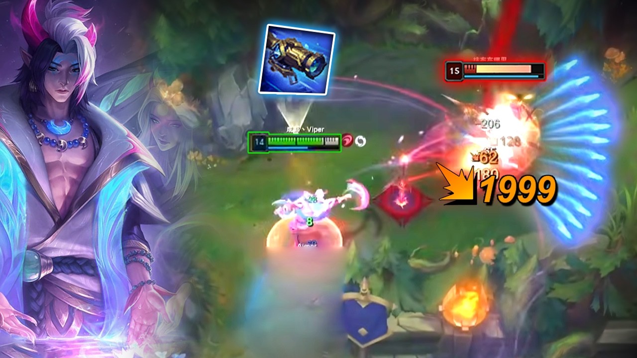 Rank 1 Aphelios : WRECKING KR HighElo so BRUTAL - Engsub