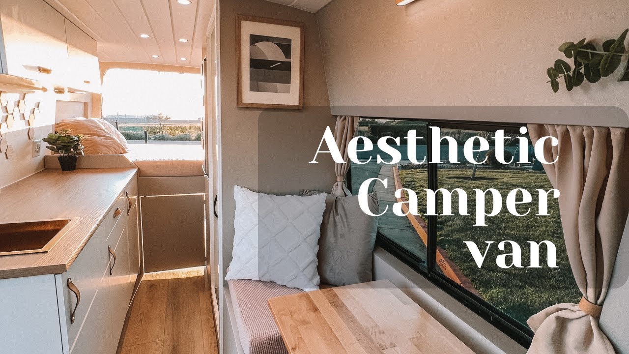 Modern Camper Sprinter van. Conversion with shower by @TinyPlanetGroup