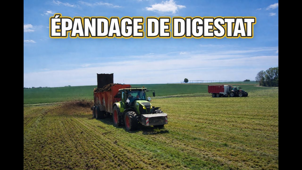 On épand du digestat 😮🚜