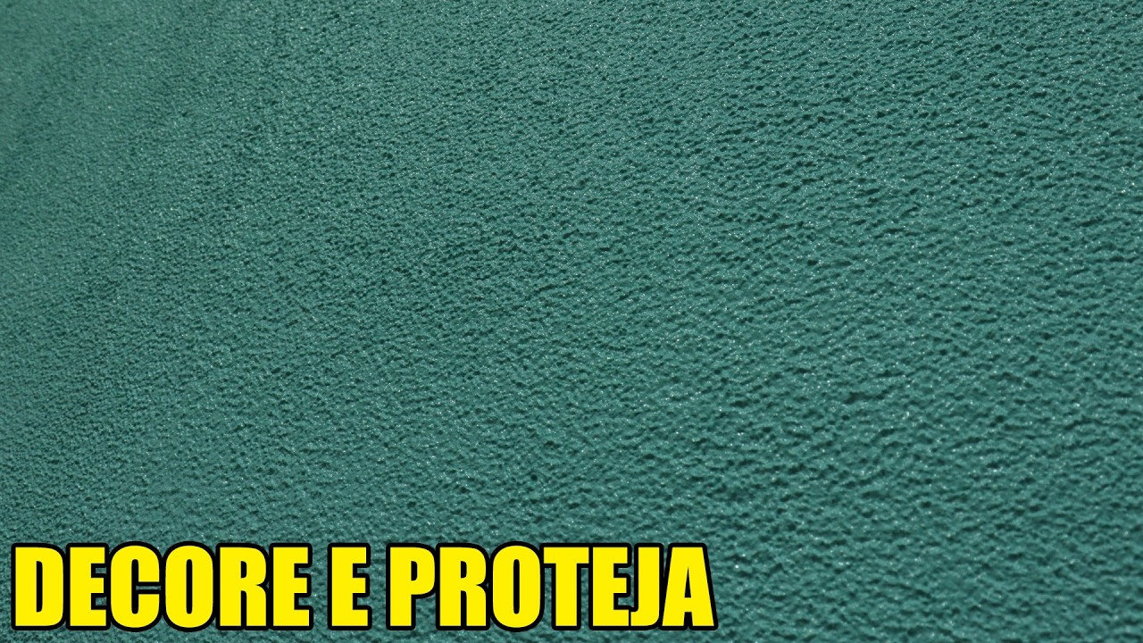 Textura Protetiva e Decorativa - Faça Você Mesmo