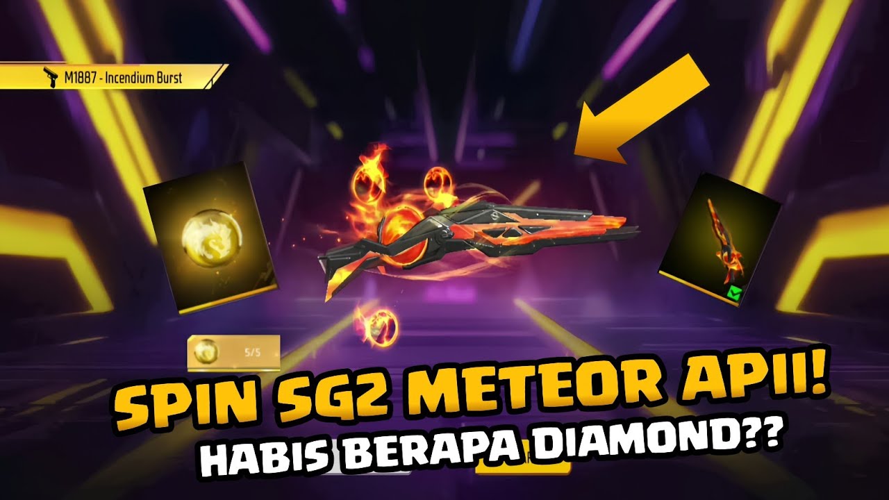 SPIN SG2 METEOR APII !! Spin Event M1887 Incendium Burst / Spin SG2 Sampe Dapet!!