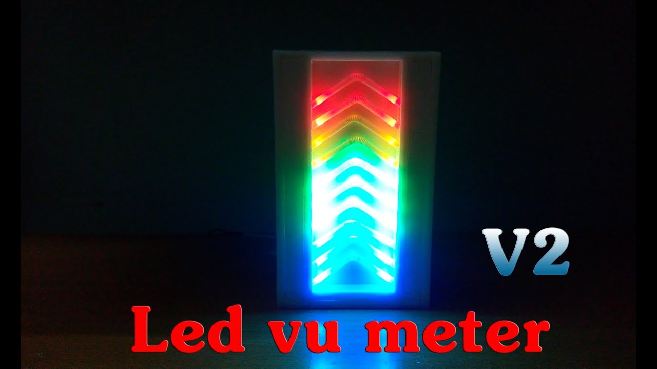 How To Make Led Vu Meter - v2 - IC LM3915