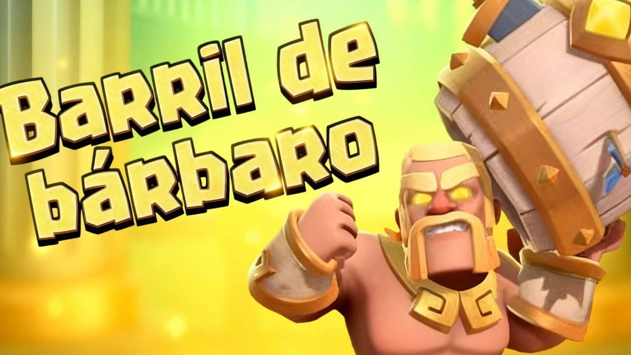 Probando el barbarril héroe en mi mazo | Clash Royale 