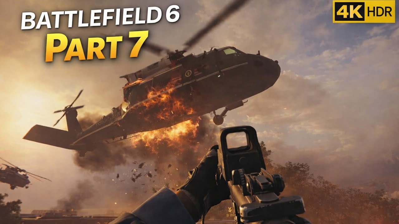 Something Is Hiding in the Water… 🌊 | Battlefield 6 Gameplay Part 7 (4K HDR Gameplay)