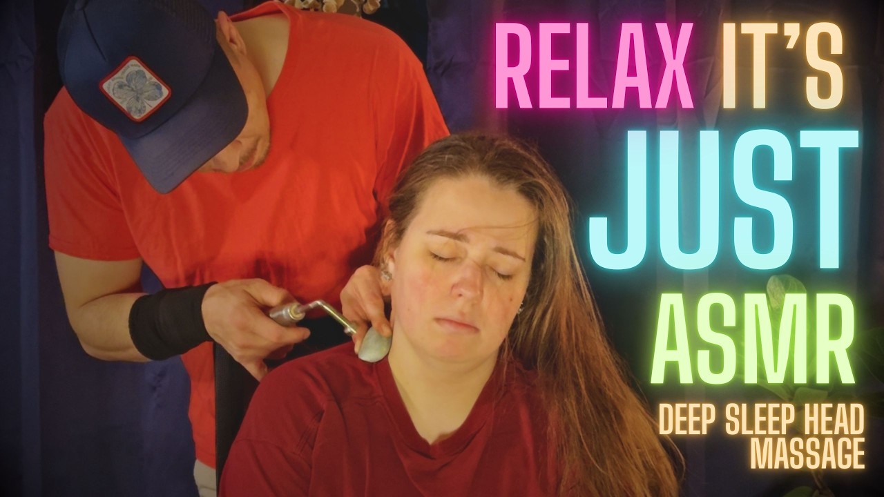 ASMR Indian Head Massage for Deep Sleep...in America! 😴🇺🇸