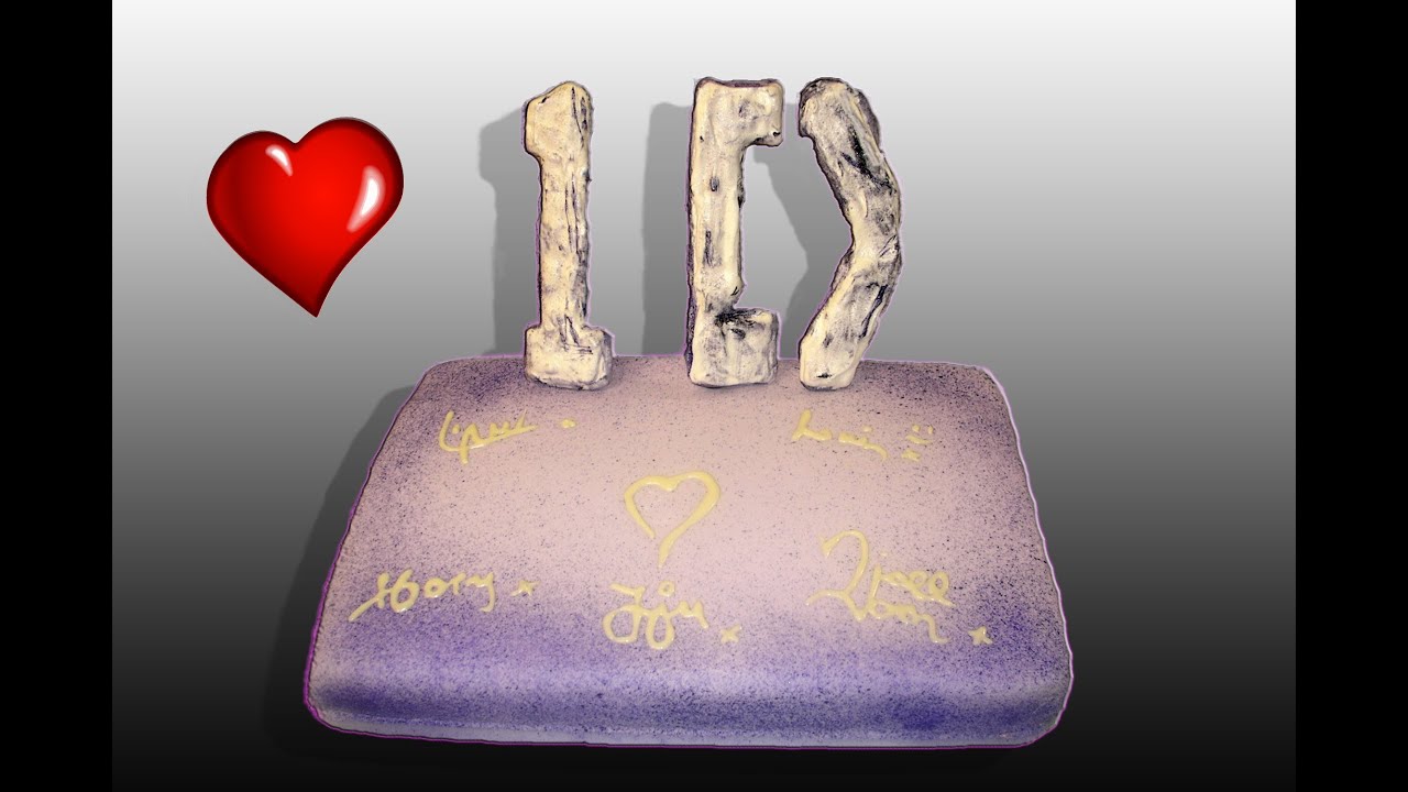 One Direction Autograph Cake (How to)