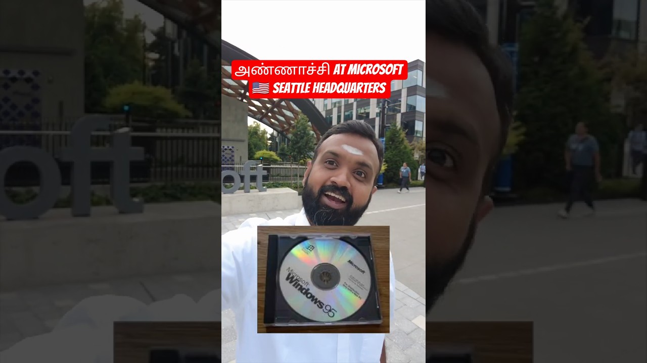 அண்ணாச்சி at Microsoft Seattle 🇺🇸 World Headquarters 😅😂Alt + Tab - Life of Ram 🇺🇸🇨🇦 Tour Tix Live 😍