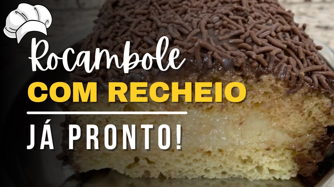 Rocambole Já Sai Recheado | Receita Fácil com Leite Condensado