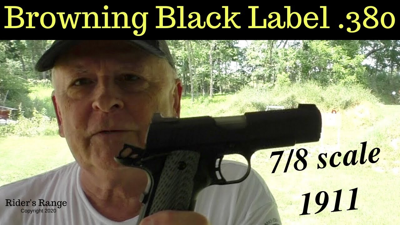 Browning Black Label .380 — 7/8 масштаба, 1911, на Rider's Range