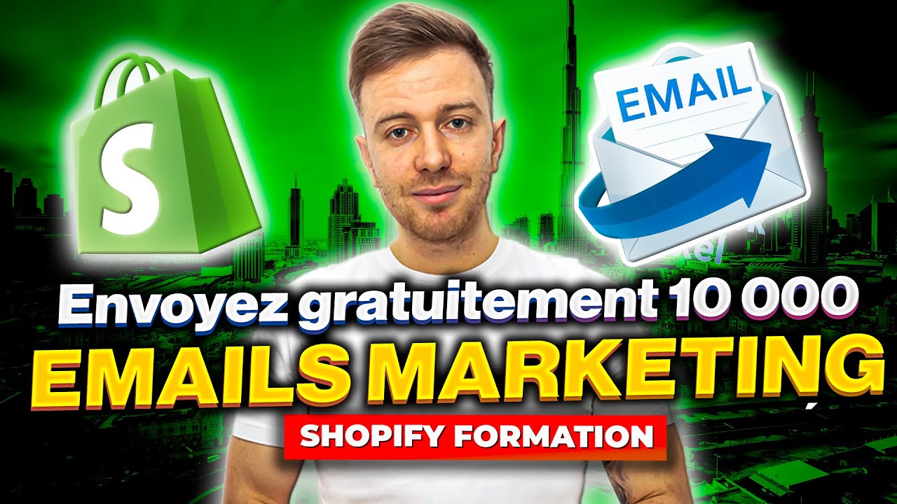 10 000 e-mails marketing gratuit avec Shopify | Formation e-mail marketing et automatisation
