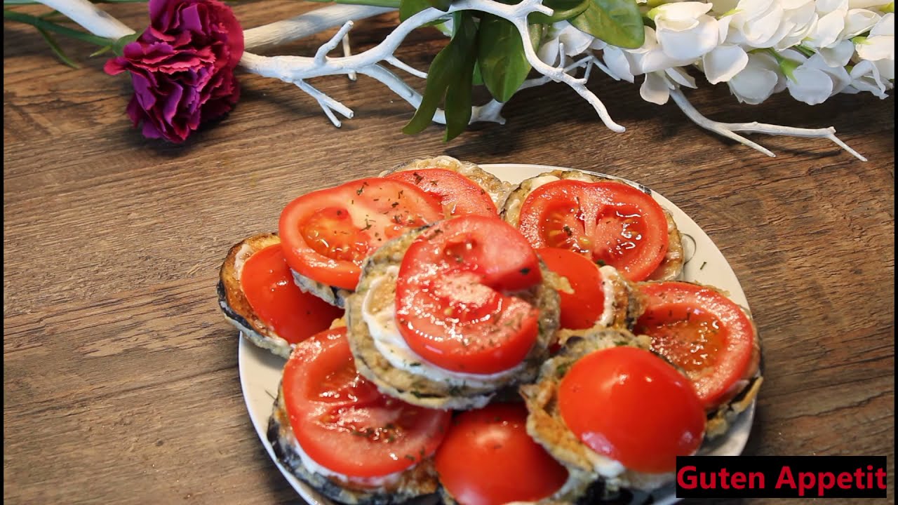 Au&szlig;ergew&ouml;hnlich leckerer Party Snack #Aubergine mal anders Исключительно вкусная закуска