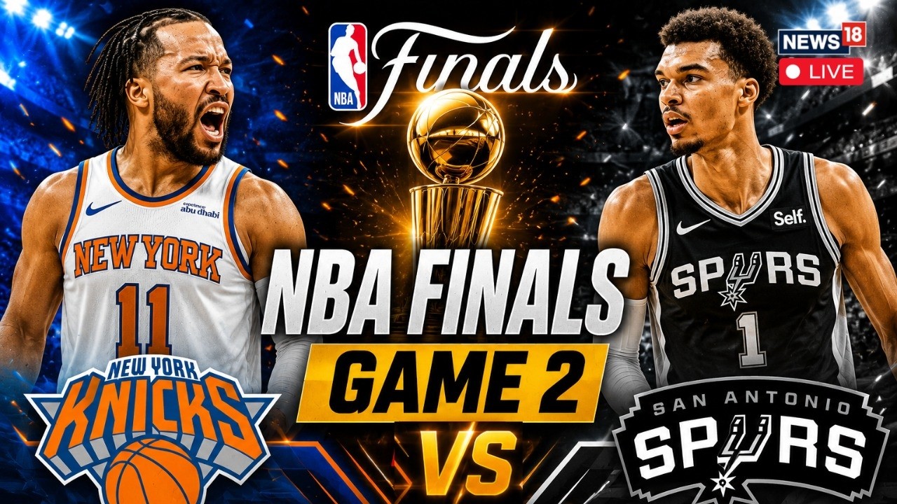NBA Finals 2026 LIVE | San Antonio Spurs vs New York Knicks High Octane Game 2 LIVE Score | N18G