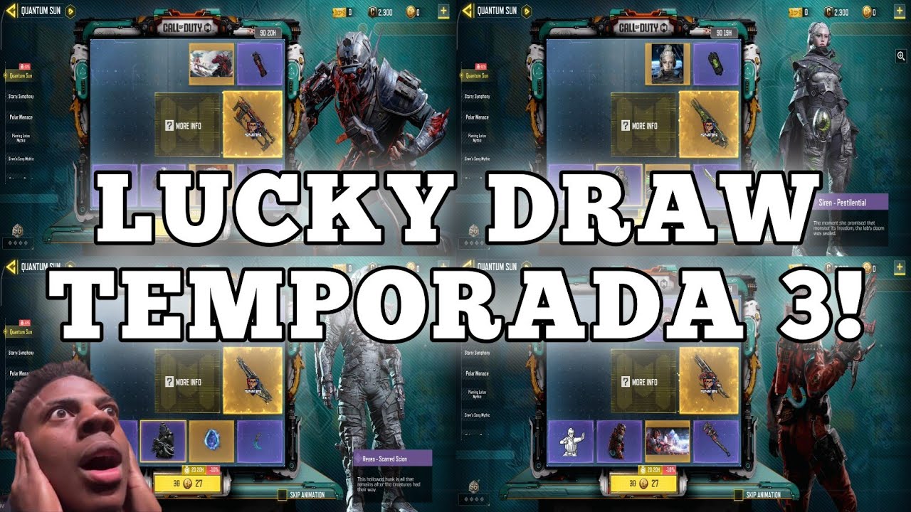 *SEASON 3* | ALL NEW LUCKY DRAWS | Nuevas Legendarias + Nuevas Skins LEAKS S3 
