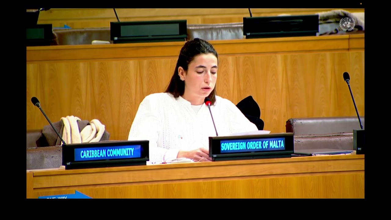 Margherita Calice Addresses the Promotion of a Democratic and Equitable International Order