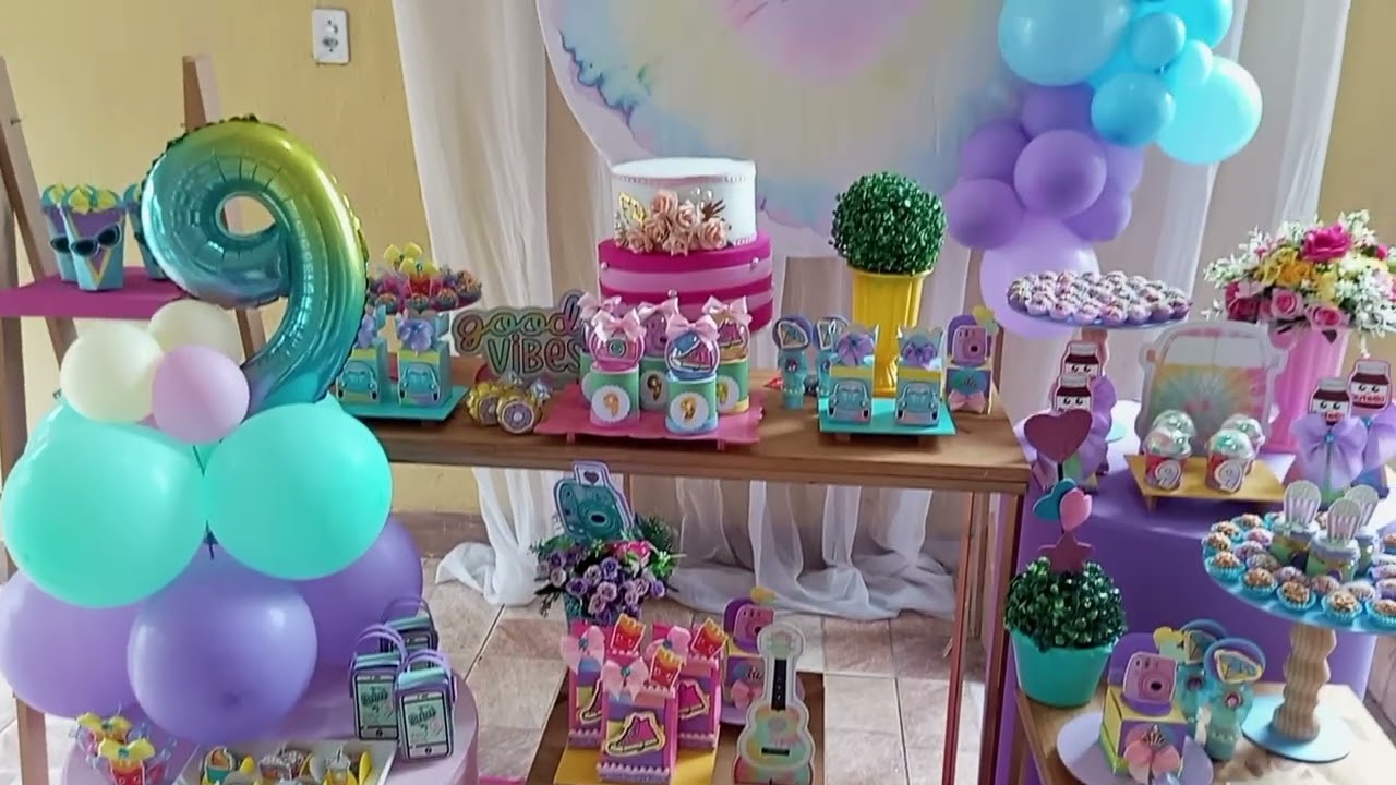 Festa Vsco Girl em casa / Bebel 9 anos