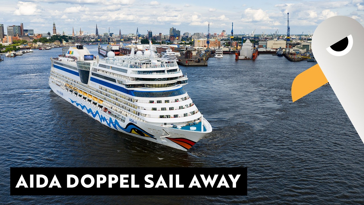 AIDA Doppel-Sailaway aus Hamburg 💋 LIVE mit AIDAmar & AIDAnova 04.04.2026