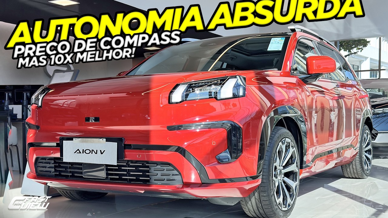 NOVO GAC AION V 2026 MOSTRA CHINA 10 ANOS Á FRENTE DAS MARCAS TRADICIONAIS! ESSE CARRO SURPREENDE!