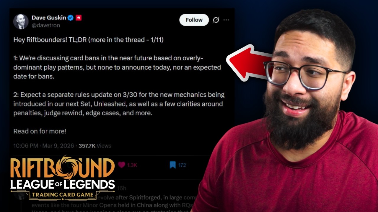 The Riot Team Is Discussing Bans & Rules Updates For The Future | Riftbound Discussion