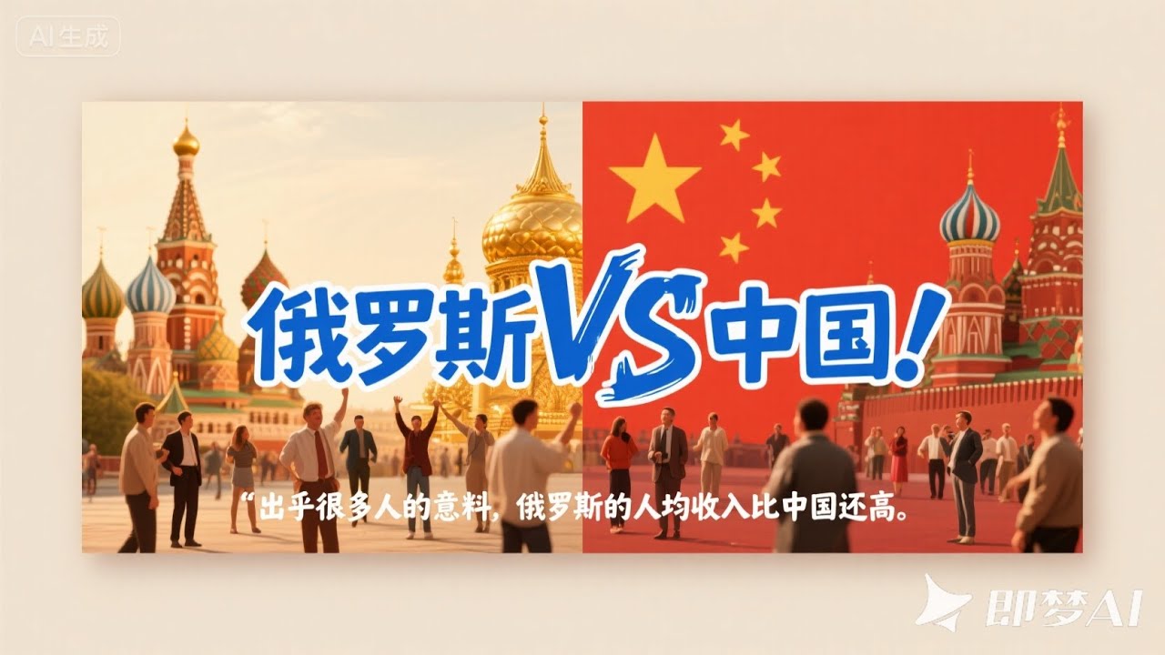 俄罗斯人均收入真比中国高？世界银行数据揭露真相。