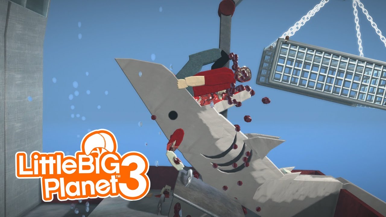 Sharks are Mean - Bob Boat Fight [LittleBigPlanet 3] PS5 Gameplay