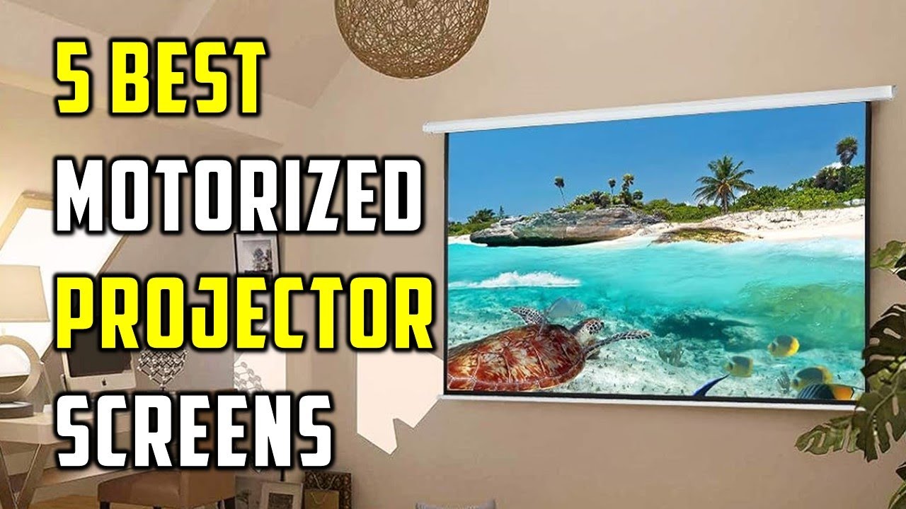✅Best Motorized Projector Screens Lean Back and Watch! in 2025