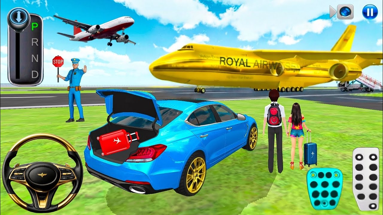 Driving Luxury Car to Airport ✈️ | 3D Driving Class Gameplay 2026 | Realistic Driving Simulator