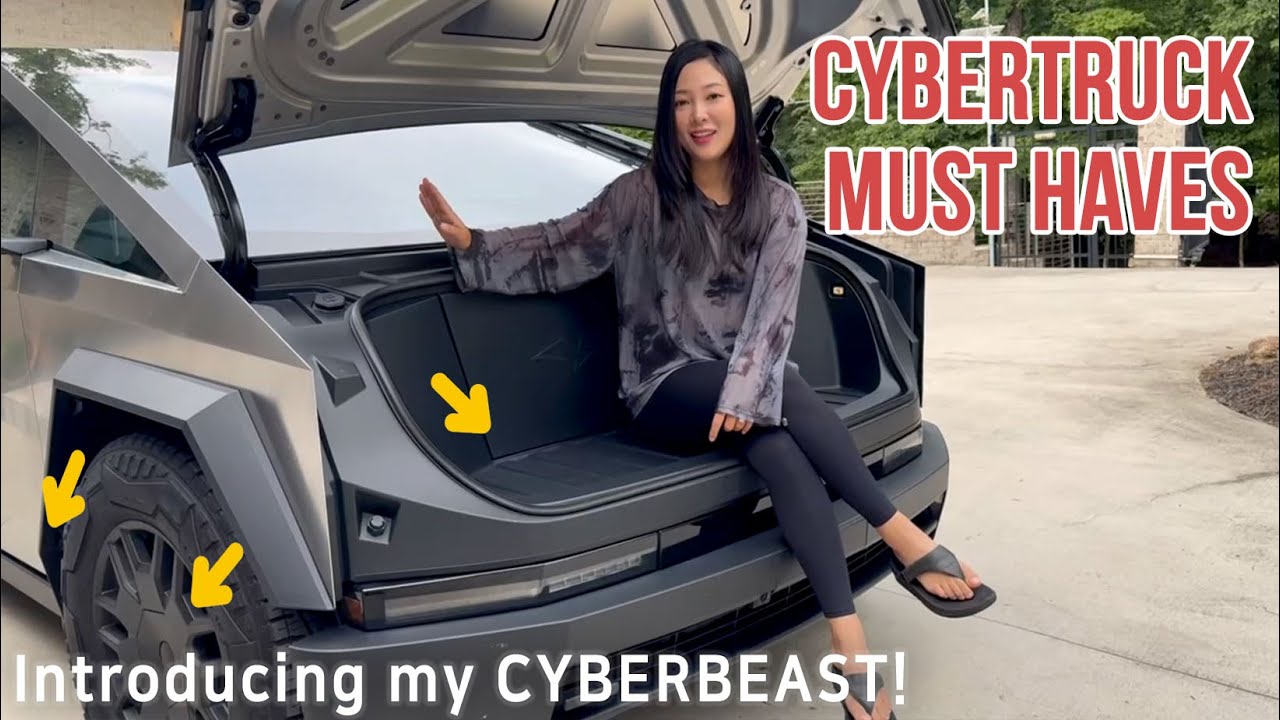 Best Cybertruck Aftermarket Accessories you NEED! Introducing my CYBERBEAST!