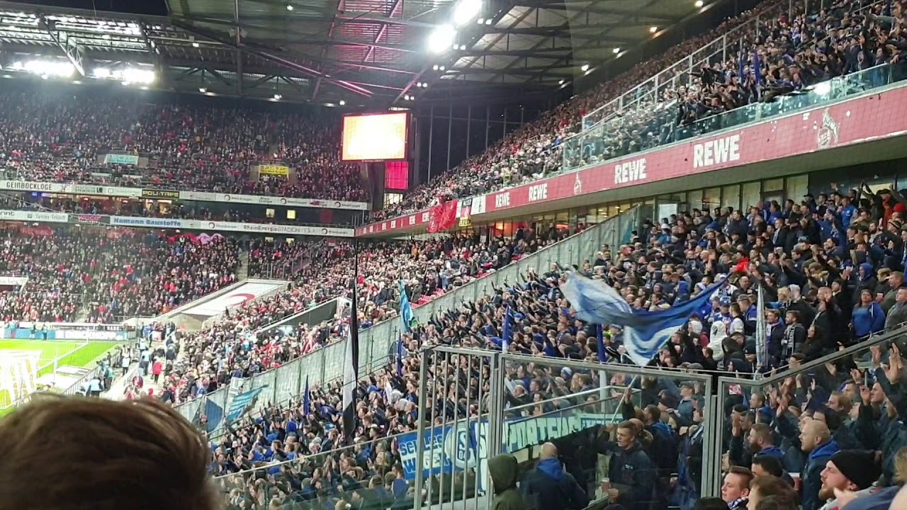 Anti Hopp Gesänge/Spruchband 1. FC Köln - Schalke 04