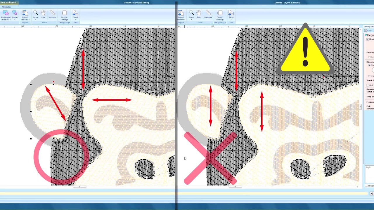 PE-Design Next Tutorial - Chapter 4/10 - Manual Punch for Character Faces